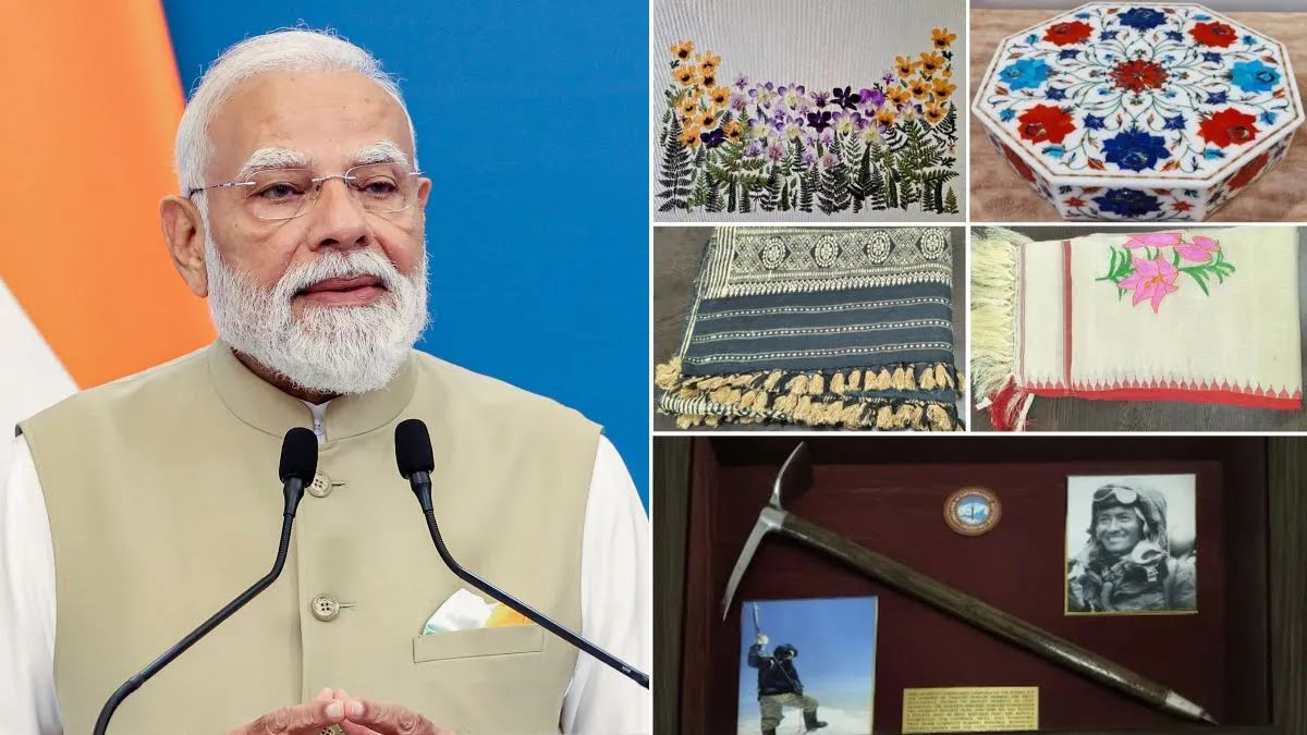 From silk stole to Orchid painting: PM Modi’s  5 nation dazzles with iconic indian gift to world leaders