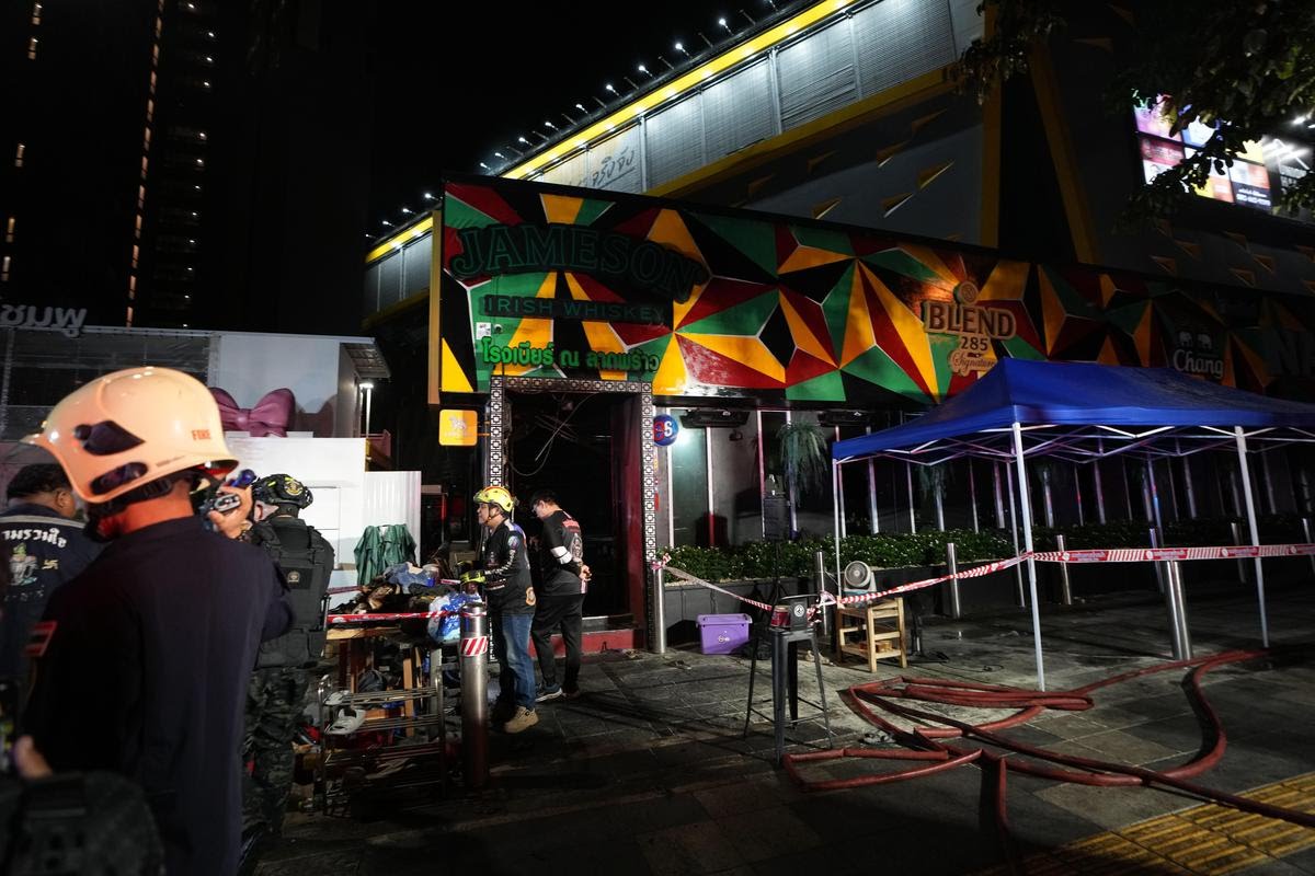Massive Bangkok pub fire kills at least 27 people, Thai officials say