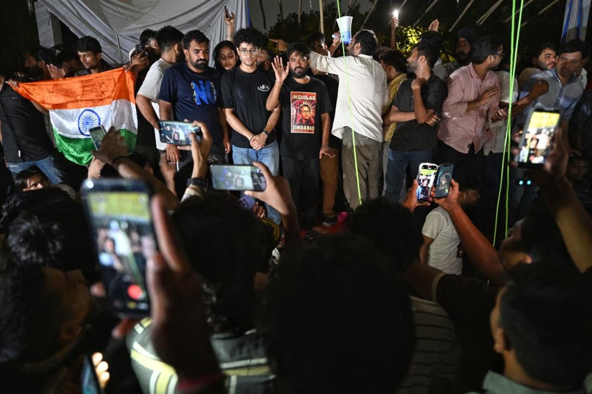 CJP protest in Delhi highlights: Dipke, protesters reclaim dismantled Jantar Mantar protest site, as CJP awaits Govt response to demands